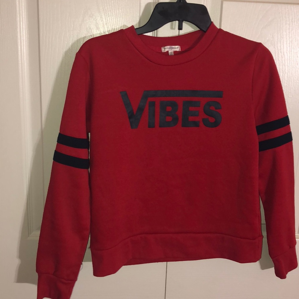 Vibes Red Sweater